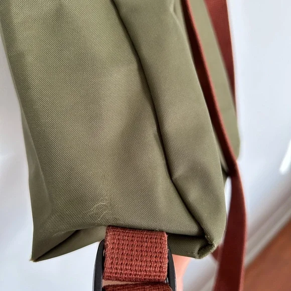 Longchamp Olive and Brown Backpack - Picture 10 of 11